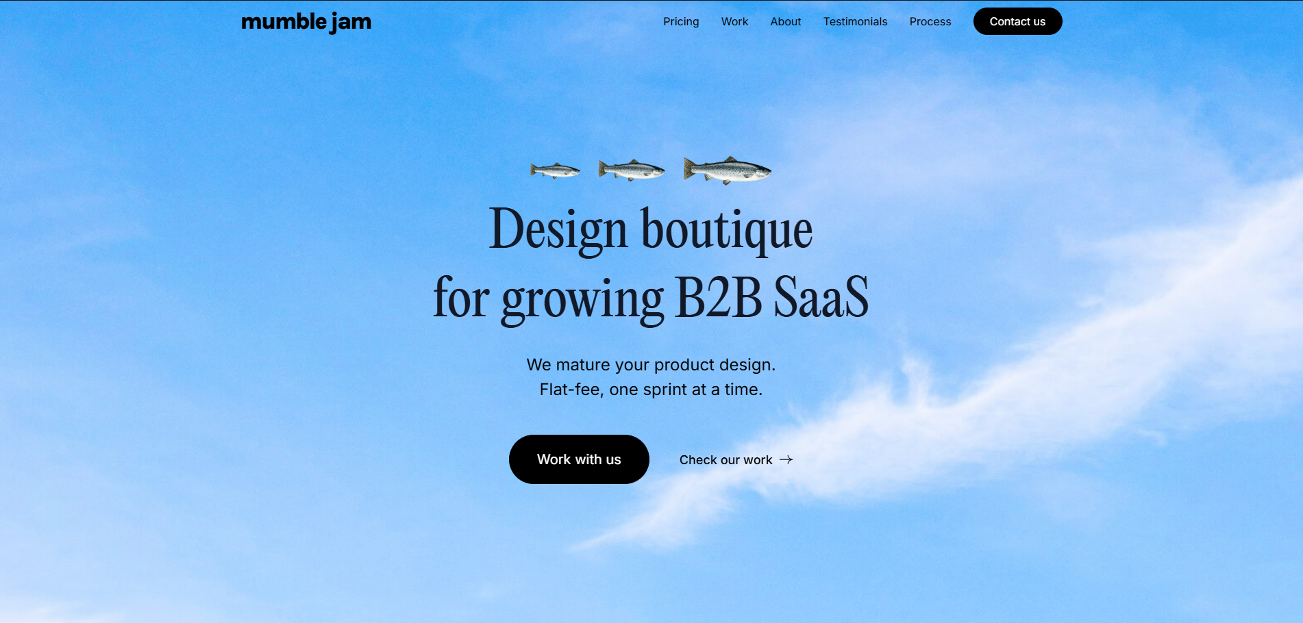 Mumblejam website homepage